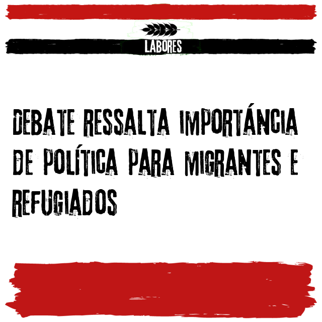 Debate ressalta importância de política para migrantes e refugiados